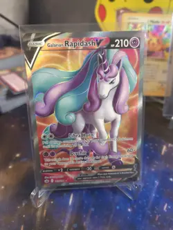 Galarian Rapidash V (Full Art) 167/198 Swsh06: Sword & Shield - Chilling Reign - Image 1