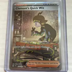 Clemont's Quick Wit 243/191 Sv08: Surging Sparks Holo - Image 1