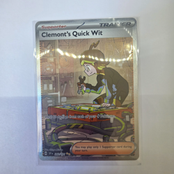 Clemont's Quick Wit 243/191 Sv08: Surging Sparks Holo - Image 1
