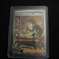 Clemont's Quick Wit 243/191 Sv08: Surging Sparks Holo - Image 1
