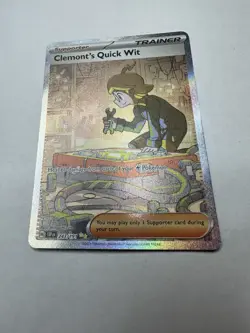 Clemont's Quick Wit Holo Sir 243/191 SV08 Surging Sparks - See Photos! - Image 2