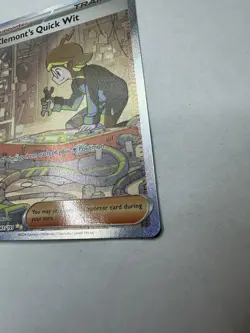 Clemont's Quick Wit Holo Sir 243/191 SV08 Surging Sparks - See Photos! - Image 3