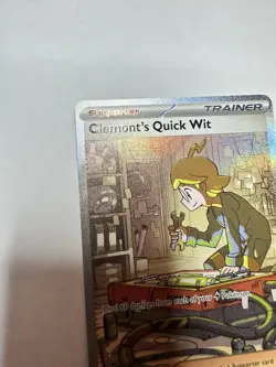 Clemont's Quick Wit Holo Sir 243/191 SV08 Surging Sparks - See Photos! - Image 4