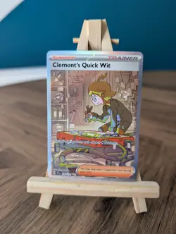 Clemont's Quick Wit 243/191 Sv08: Surging Sparks Holo - 🇬🇧 SAME DAY DISPATCH - Image 1