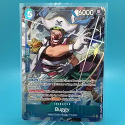 BUGGY (048) (ALTERNATE ART) OP16-048 THE TIME OF BATTLE ONE PIECE NM - Image 2