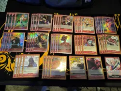 Silvers Rayleigh Red OP12 Complete Deck One Piece TCG 50 Cards Plus Leader - Image 1
