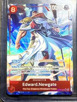 One Piece OP16 Edward Newgate Alt Art SR OP16-003 The Time of Battle EN NM - Image 3