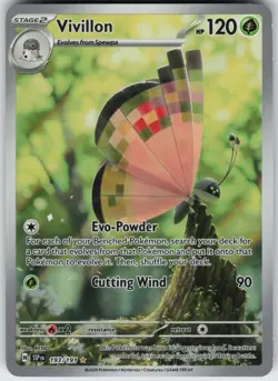 Holo Foil Vivillon 193/191 Illustration Rare SV08: Surging Sparks NM - Image 1