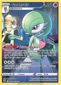 Pokemon Gardevoir TCG Holo Rare Card Sword & Shield Astral Radiance TG05/TG30 - Image 1