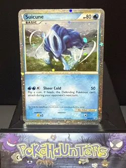Pokemon Card Suicune HGSS Black Star Promo HGSS21 Holo Promo Light Play - Image 1