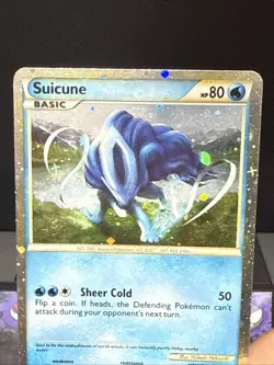 Pokemon Card Suicune HGSS Black Star Promo HGSS21 Holo Promo Light Play - Image 2