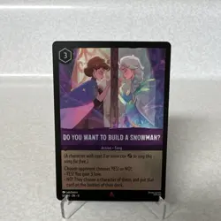 Disney Lorcana Do You Want to Build a SnowmanU 61/204 Cold Foil Rare - Image 1