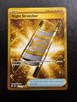 Night Stretcher 251/191 Sv08: Surging Sparks Full Art Holo Hyper Rare - Image 1