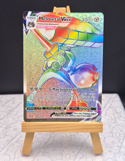 Pokemon TCG Melmetal VMAX Pokemon GO Secret Rare Holo 080/078 - Image 1