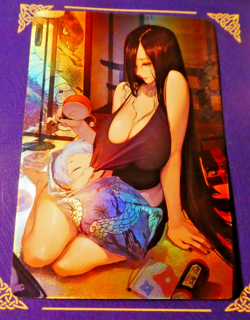 One Piece Waifu Anime Na1 Card Prism Holo Mirror Carte Mint - Image 1