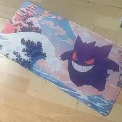 Surfing Gengar Rubber Playmat Play Mat Tcg Trading Card Game Pokemon Mouse Pad - Image 1