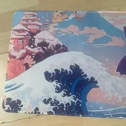 Surfing Gengar Rubber Playmat Play Mat Tcg Trading Card Game Pokemon Mouse Pad - Image 2