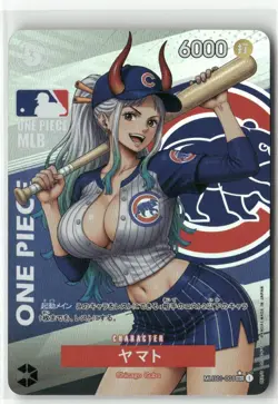 YAMATO BASEBALL ONE PIECE Holographic Custom Art Anime Collectible Card - Image 2