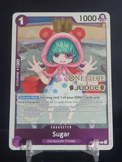 Sugar Judge Pack Vol. 6 Foil Stamped One Piece Promo Card OP10-065 - Image 1
