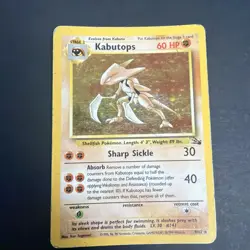 Kabutops 9/62 Holo Fossil Pokemon Card - Image 1