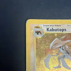 Kabutops 9/62 Holo Fossil Pokemon Card - Image 2