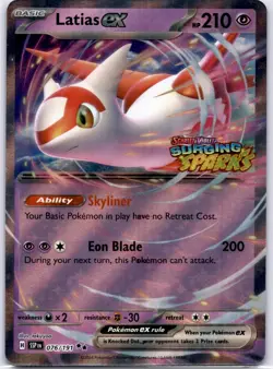 Latias ex (Surging Sparks) Double Rare Miscellaneous Cards & Products 076/191 NM - Image 1