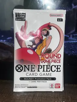 Round 1 x One Piece Card Game Promotional Pack - ENGLISH Lot of 7 Sealed Packs - Image 1