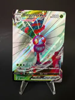 Butterfree Vmax 002/189 Darkness Ablaze - NM Ultra Rare Full Art Pokemon Card - Image 1