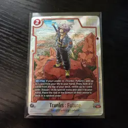 Dragon Ball Super Card Game Fusion World Manga Future Trunks Alt Art SB02-010 - Image 1