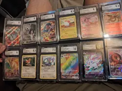 Pokemon CGC Graded Lot Of 12 Cards - Image 1