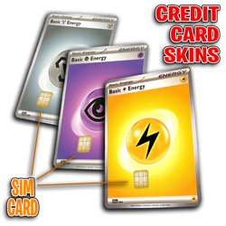 Pokemon Energy Cards, SVE, XY, S&M | Credit Card Skin/Sticker | 3 Pack - Image 4