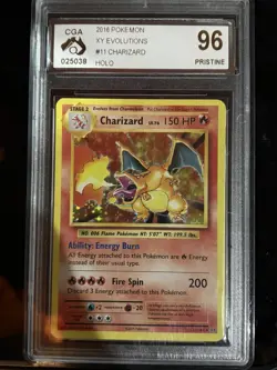Pokemon TCG XY Evolutions - Charizard 11/108 Holo Rare 2016 - Image 1