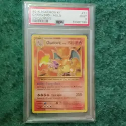 Pokemon TCG 2016 Charizard 11/108 XY Evolutions Holo Rare PSA 9 Graded - Image 1