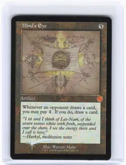2022 Magic: The Gathering—Mind's Eye (Schematic) #96 (BRR)—Mythic Foil - Image 1