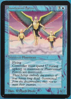 Phantasmal Forces Alpha PLD Blue Uncommon MAGIC MTG CARD (ID# 522353) ABUGames - Image 1