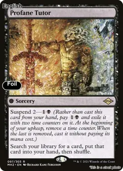 MTG Profane Tutor [MH2 - 97] LP Foil - Image 1