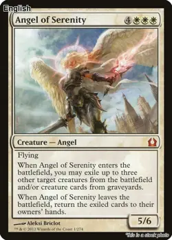 MTG Angel of Serenity [RTR - 1] LP - Image 1