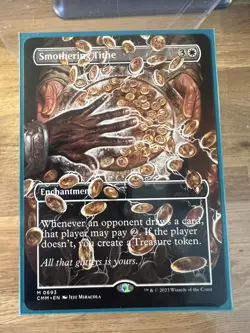 Mtg Magic: Smothering Tithe | Commander Masters 0693 Borderless Frame Break - Image 1