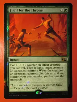 MTG: MARVEL SUPER HEROES, FIGHT FOR THE THRONE, RARE, 0065, SURGE FOIL, MSC - Image 1