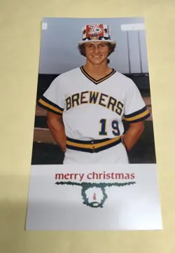 VINTAGE ROBIN YOUNT ROOTER Fan Club DYWN CASTLE FAN CLUB XMAS CARD 1976 1977 - Image 1