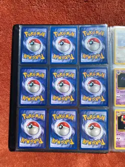 Complete Base Set Non Holo 17-102 Pokemon Cards Binder Collection 1999 WOTC - Image 2