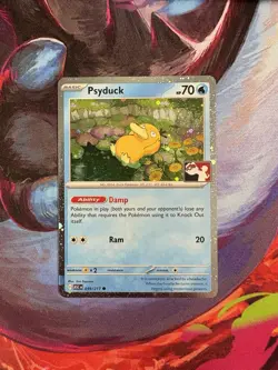 Psyduck Ascended Heroes SWIRL 💫 039/217 Pokemon Play! Prize Pack 9 COSMO HOLO - Image 2