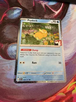 Psyduck Ascended Heroes SWIRL 💫 039/217 Pokemon Play! Prize Pack 9 COSMO HOLO - Image 3