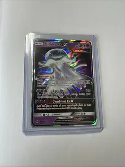 Pokemon Nihilego GX Ultra Rare Full Art Holo SM-Crimson Invasion 49/111 180 HP - Image 1