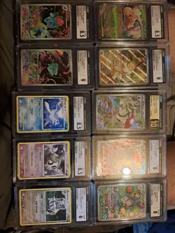 Pokemon CGC Graded Lot Of 10 Cards - Image 1