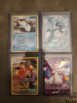 pokemon card lot. Full arts, promos, delta species, mega charizard x ex sealed - Image 1