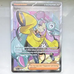 Pokemon Iono 254/193 Sv02: Paldea Evolved Full Art Ultra Rare Holo English - Image 1