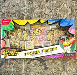 Pokemon TCG Ascended Heroes Focused Fighters Premium Box Promo Hawlucha 2023 - Image 1