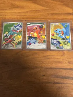 Pokemon TCG First Partner Illustration Series 1 Kanto GEN 1 Starters Near Mint - Image 1