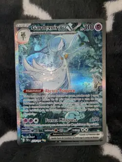 Pokemon TCG Gardevoir ex 233/091 Paldean Fates Full Art Holo Spanish 310HP - Image 1